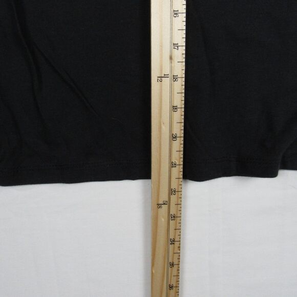 Zoe + Liv Women's Santa "Believe" T-Shirt, Size XS, Color Black, Christmas - Picture 3 of 7